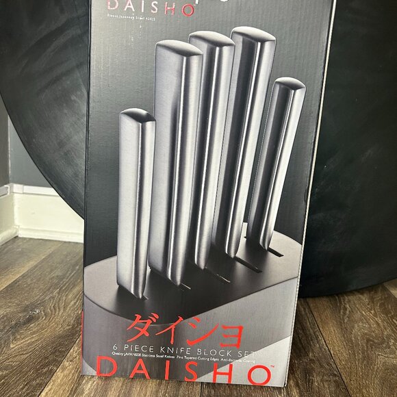 NIB -- Cuisine::pro Daisho Nara 6-Piece Knife Block – Graphite - Picture 6 of 8